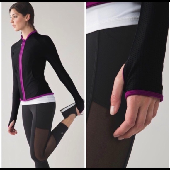 Tops - Lululemon Ladies Find Your Bliss Jacket Black S